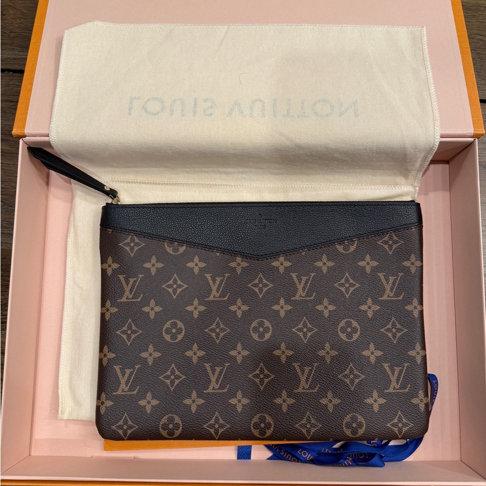 Louis Vuitton Brown Monogram Pouch